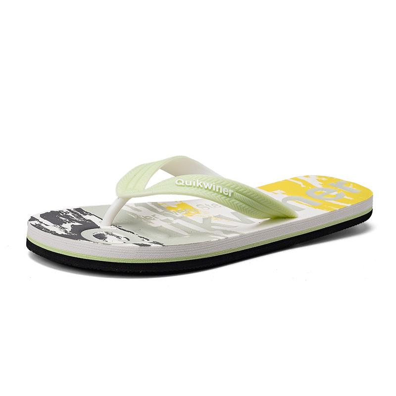 Men's Flat Summer Beach Sandals Bathroom Non-slip Slippers Fashion Comfortable Flip-flops Comfortable Casual Flip-flops