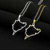 Elegant Collarbone Chain Automobile Necklace Car Shaped Pendant Choker Adjustable Clavicle Chain Unisex Accessory