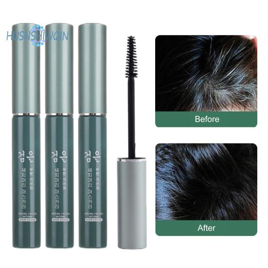 Cover Gray Hair with 20g Hair Color Stick - Washable, Natural Effect, Long Lasting, Disposable Plant Hair Dye Touch-Up Pen - Home Supply