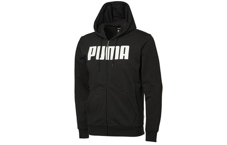 PUMA ESS Jackets Men s Black Hooded Moderate 855280-01 M