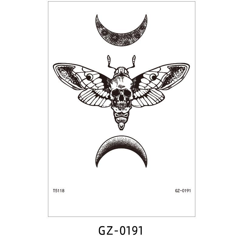 Herbal Juice Tattoo Sticker Waterproof Non-Reflective Flower Arm Personality Lasting Senior Sense Internet Celebrity Temporary Tattoo Sticker