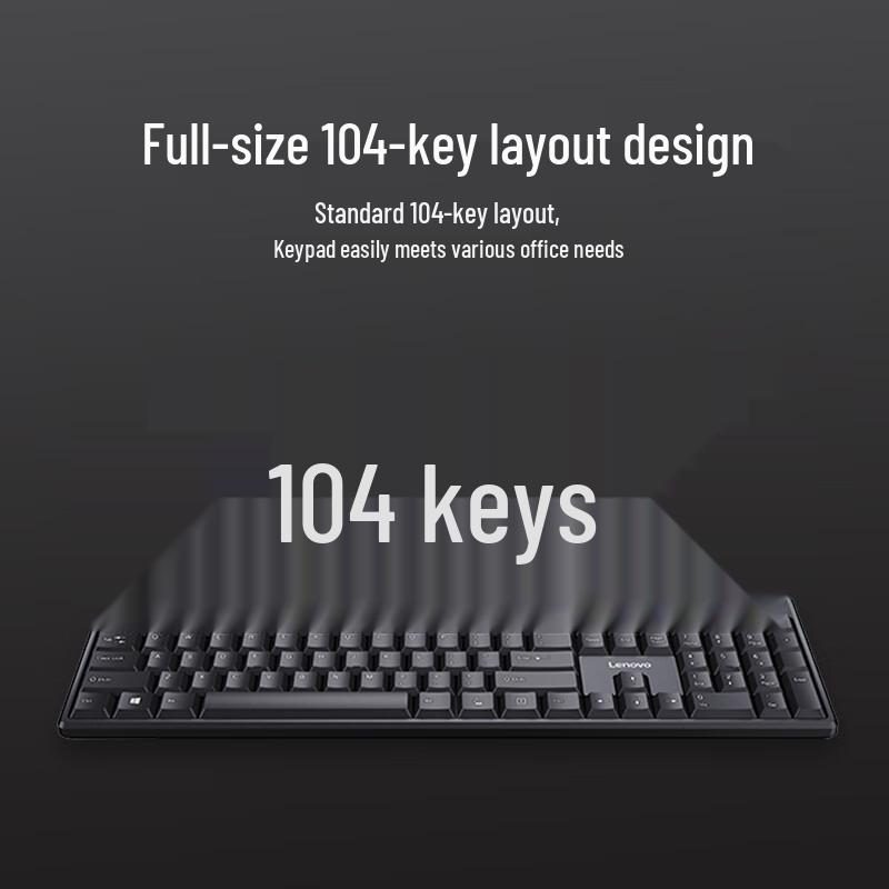 Lenovo MK23 Wireless Keyboard Mouse Combo