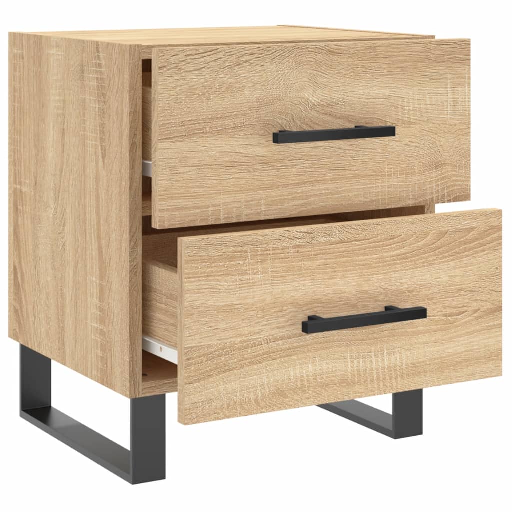 Nightstand, Sonoma Oak, 40X35X47.5 Cm Wood-Based Material