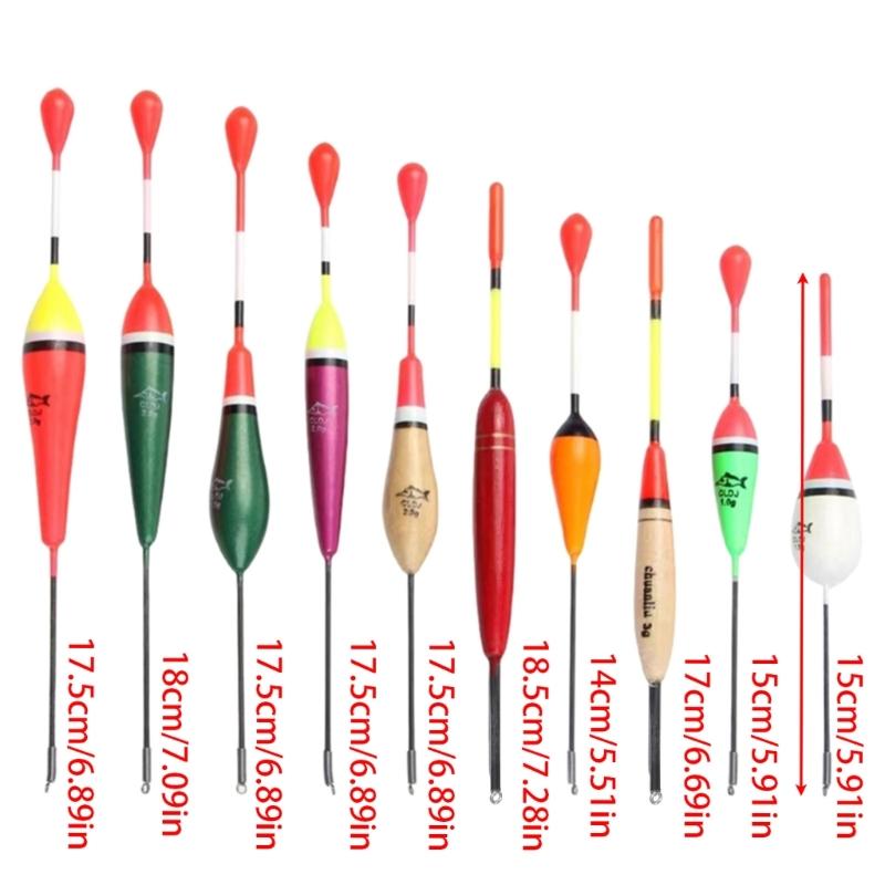 10Pcs Long Tail Fishing Float Fishing Bobbers Replacement Buoys Bobber Stopper Fishing Float Fishing Tackle Enduring