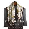 Old money style atmosphere silk hair square scarf new women's silk scarf elegant and versatile silk scarf