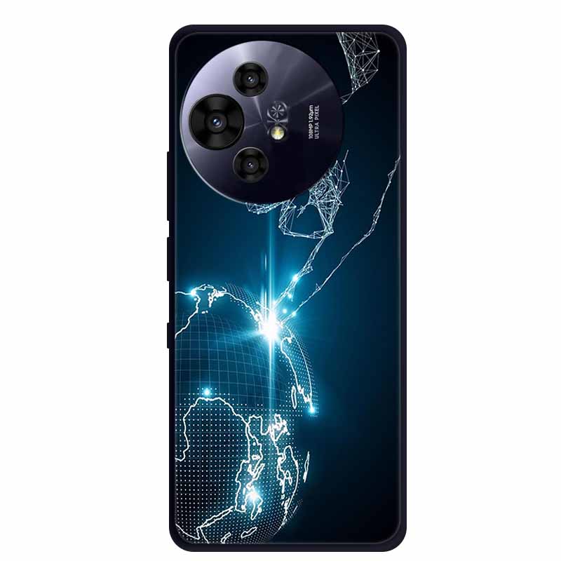 Pro pouzdro na telefon TCL 50 Pro NxtPaper Černé silikonové měkké TPU pouzdro Pro TCL 50 Pro NxtPaper 5G Zadní kryt Pouzdro 6.8" Coque Odolné proti nárazům