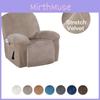 Plush Faux Silver Fox Fleece Sofa And Chair Cover For Total Protection