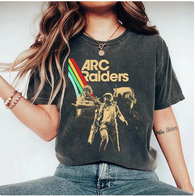 

ARC Raiders Striped TShirt Unisex T-Shirt XXXL