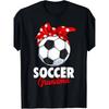Men's Soccer Grandpa Graphic T-Shirt - Retro Soccer Dad Gift Tee, Casual Round-Neck Shirt, Machine Washable, Ideal for Events and Casual Wear
