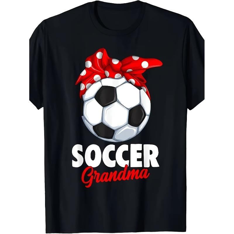 

Men s Soccer Grandpa Graphic T-Shirt - Retro Soccer Dad Gift Tee, Casual Round-Neck Shirt, Machine Washable, Ideal for Events and Casual Wear S чёрный