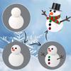 41/86/96/117/131Pcs/Set DIY Christmas Clay Snowman Kit Kids Handmade Build a Snowman Modeling Clay Crafts Xmas Stocking Stuffers Holiday Gift