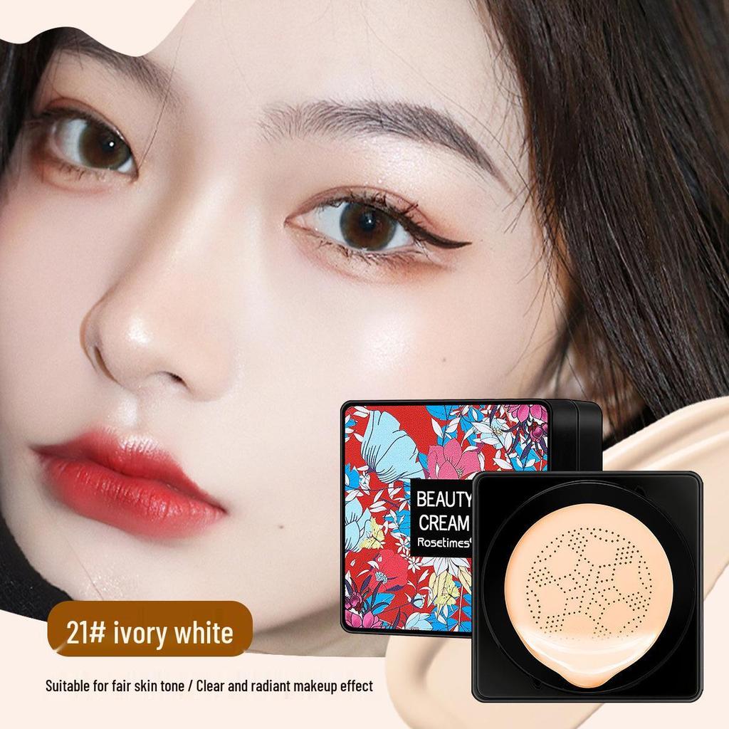 Mushroom Head Cushion BB & CC Cream: Long-lasting Concealer Foundation, No Smudge, No Float, for Smooth Skin
