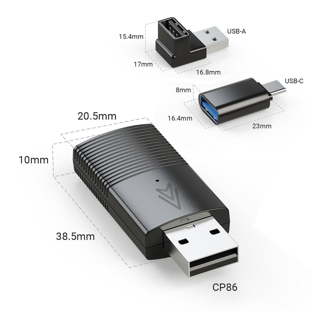 MINIX NEO Wireless Android Auto Adapter, 2025 Newest Wireless Android Auto Adapter, Convert Wired