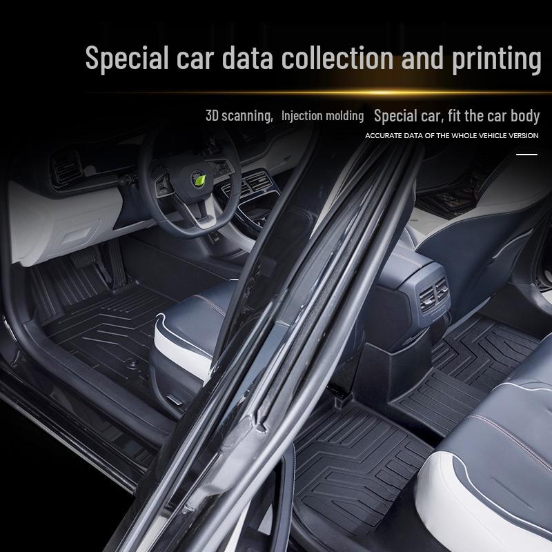 Non-Slip, Waterproof TPE Floor Mats & Door Sill Set for BYD Tang/DMi/EV/LDM-P