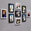 7-Zoll Minimalistisches Modernes Neun-Gitter Wand-Fotorahmen-Set – Stanzfreie Wohnzimmerdekoration