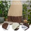 Patio Hanging Chair Cover, Egg Swing Chair Cover Waterproof Heavy Duty Outdoor Furniture Protector Cover, 74.8'' L X 45.3''W
