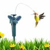 1pc Solar Powered Flying Wobble Hummingbird Ornament Durable Garden Dancing Fluttering  Humming Bird Stake Lawn Decor