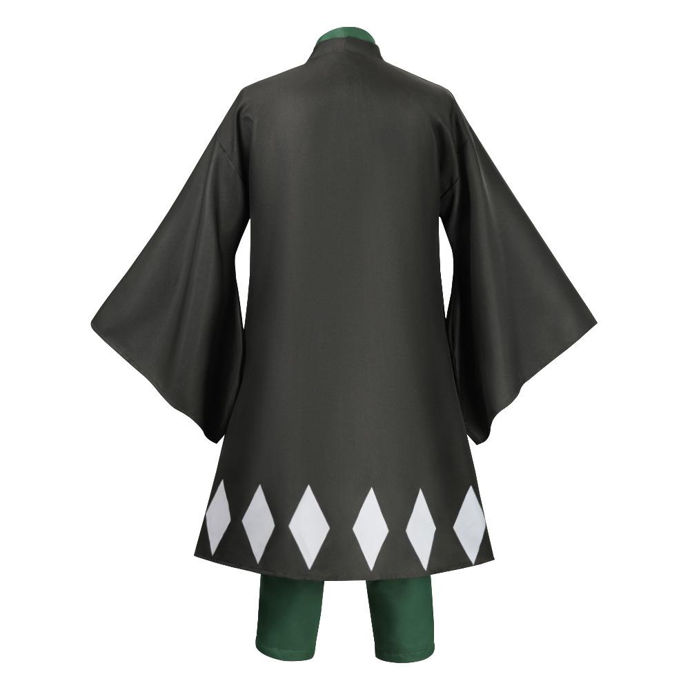 Horké Anime Bleach Cosplay Urahara Kisuke Gotei 13 Kostým Kimono Uniforma Plášť Vrchní díl Kalhoty Klobouk Oblek Pro Halloween Karnevalovou Párty