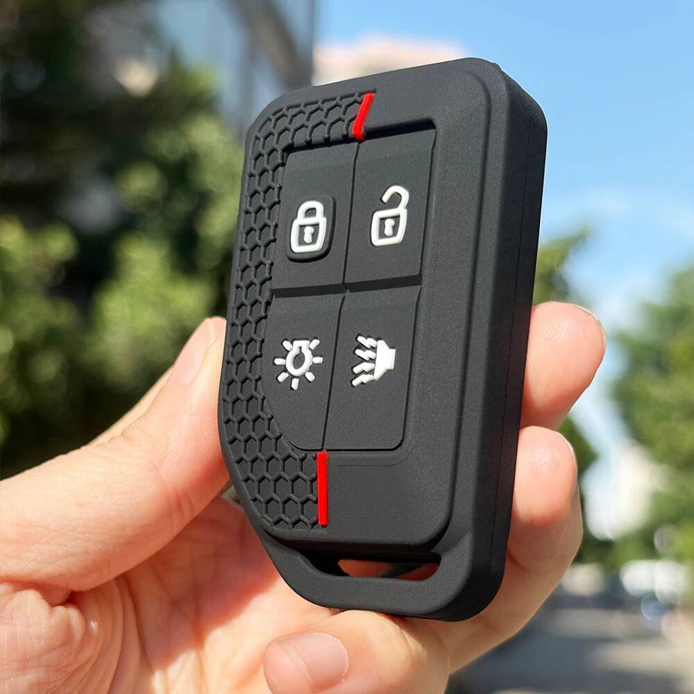 For Volvo Fh 460 540  Evro 6 Fm Fh16 Fh 460 Silicone Car Remote Key Caps Fob Case Cover With Keychain Holder