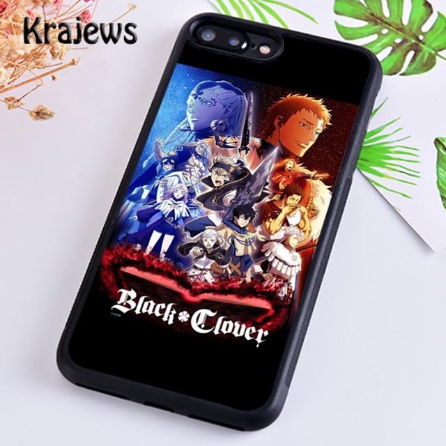 

Мягкий чехол для телефона Krajews с аниме «Черный клевер» для iPhone 14 5 6s 7 8 plus XR XS 11 12 13 pro max Samsung Galaxy S21 S22ultra Samsung S22ultra
