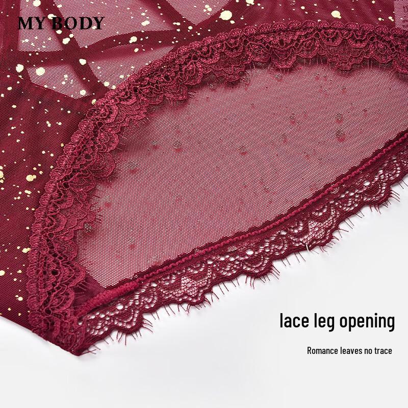 mybody Women's Alluring Lace Low-Rise Briefs