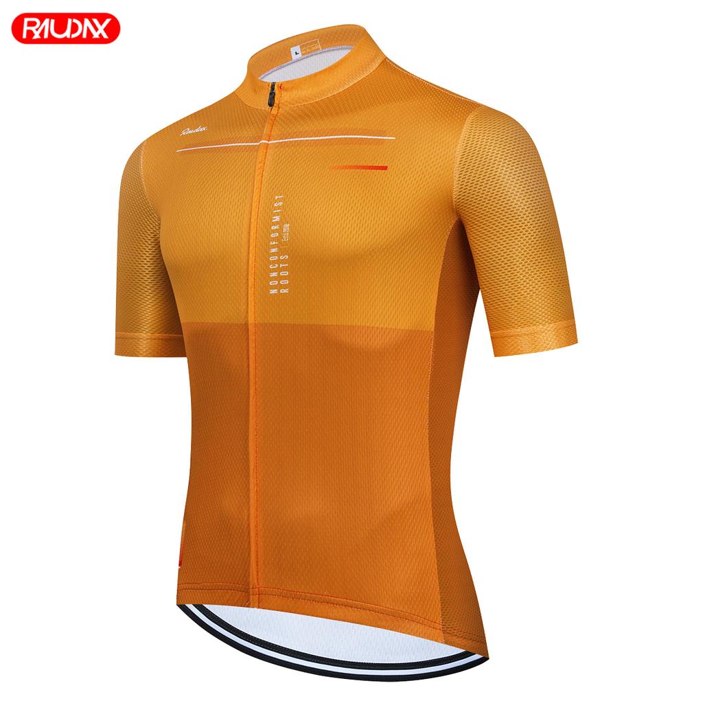 2026 Raudax Road Bike Jersey Set Men Cycling Clothing Summer MTB Team Clothes Short Sleeve Uniform Triathlon Skinsuit Ropa De Hombre