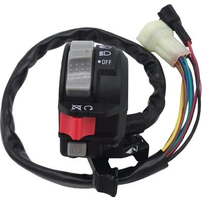 M MATI Left Handlebar Switch Control Engine Start Run Off Headlight For Yamaha YFM Big Bear 250/400 Grizzly 350/400/660 Kodiak 400/450 Wolverine