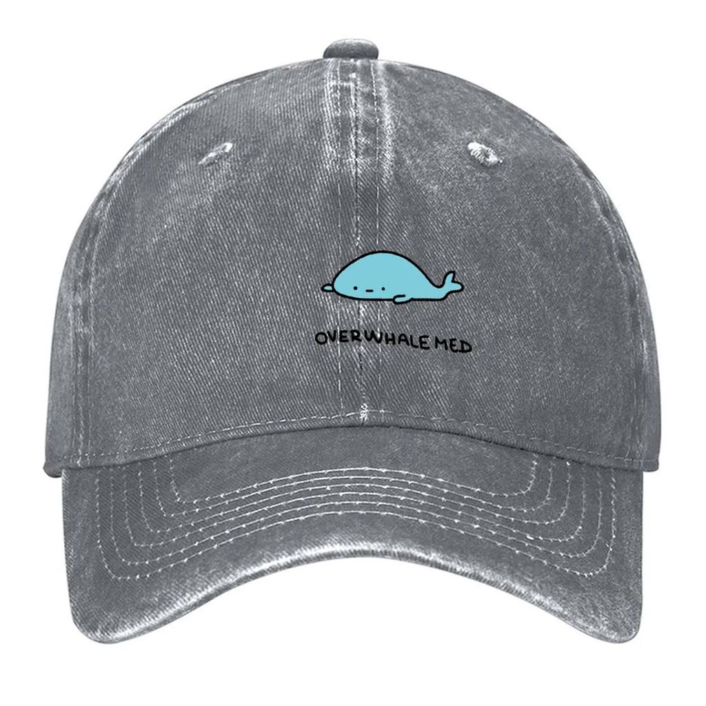 overwhalemed Baseball Cap cute Golf Hat Unisex Icon Big Size Hat Womens Hats For The Sun Unisexs