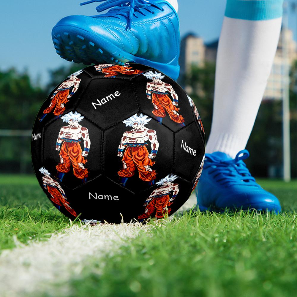 Custom Name Dragon Ball Theme Size 5 Soccer Ball, Suitable for Both Indoor and Outdoor Matches, a Gift Suitable for Everyone.