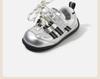 Spring Baby First Walker Non-Slip Sneakers - Soft Sole, Trendy German Training Shoes for Boys & Girls