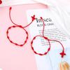 6 Pcs Red String Bracelet Red Rope Bracelet Adjustable Knot String Bracelets As Gift for Birthday Party Graduation New Year