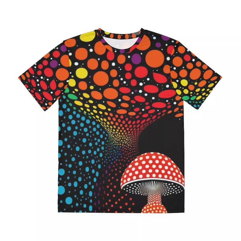 2024 Mushroom T Shirt For Mens Graphic Print Short Sleeve Tops 3D Casual Street Man's T-shirt Oversized Tee Shirt Men Clothing
