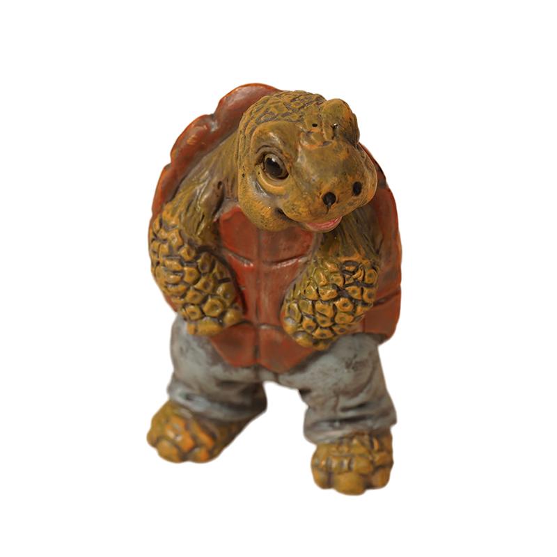 

Кролик, стоящий кролик, садовая статуя, черепаха, ежик, полноцветная отделка, украшения для маленьких животных для сада