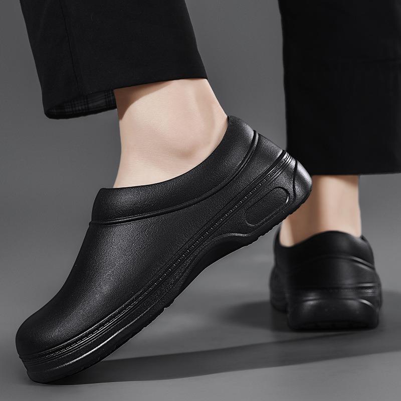 Kitchen shoes Chef shoes Men's light oil-resistant insoles, hotel work shoes, non-slip, oil-proof and waterproof shoes