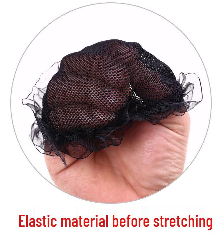 Dětská baletní síťka na vlasy - Taneční drdol a neviditelná krajková síťka pro dospělé