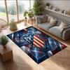 Atletico Madrid Printed Flannel Area Rug Non Slip Soft Polyester Floor Carpet Indoor Decor Mat for Bedroom Living Room Sofa Game Room Home Decoration
