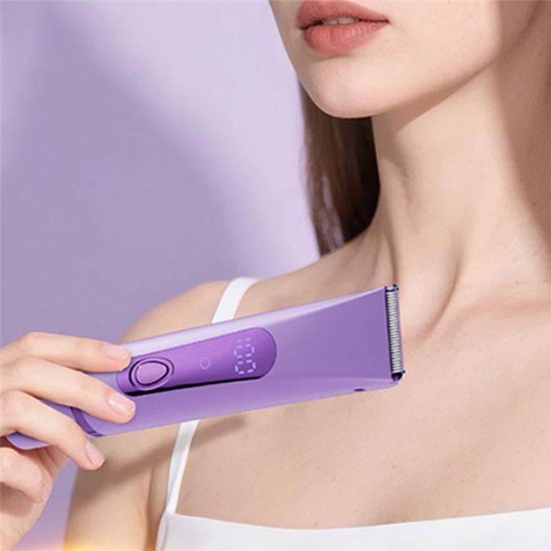 A78E-Electric For Women Shaver For Bikini Trimmer Body Epilation Leg Face Mustache Painless Hair Removal