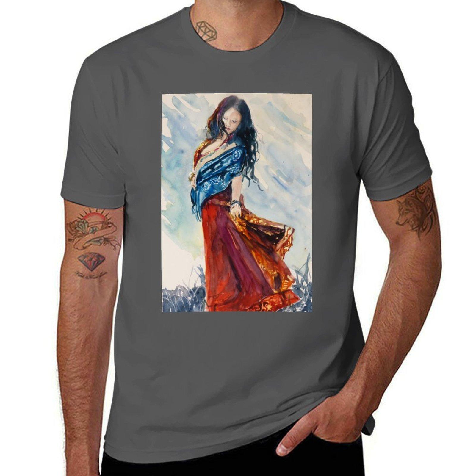 

Gypsy Wind T-Shirt t shirts for man graphic vintage man t shirt luxury t shirt man cotton T-Shirt 4XL