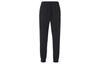 Adidas ESSENTIALS 3 Stripes Vintage Classic Logo Drawstring Fleece Lined Patchwork Knitted Sweatpants Men's Black FI1476