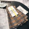 Frauen Hohe Taille Faltenrock Schulmädchen Plaid A-Line Flare Skater Kurzen Rock Uniformen Cosplay Süße Mädchen