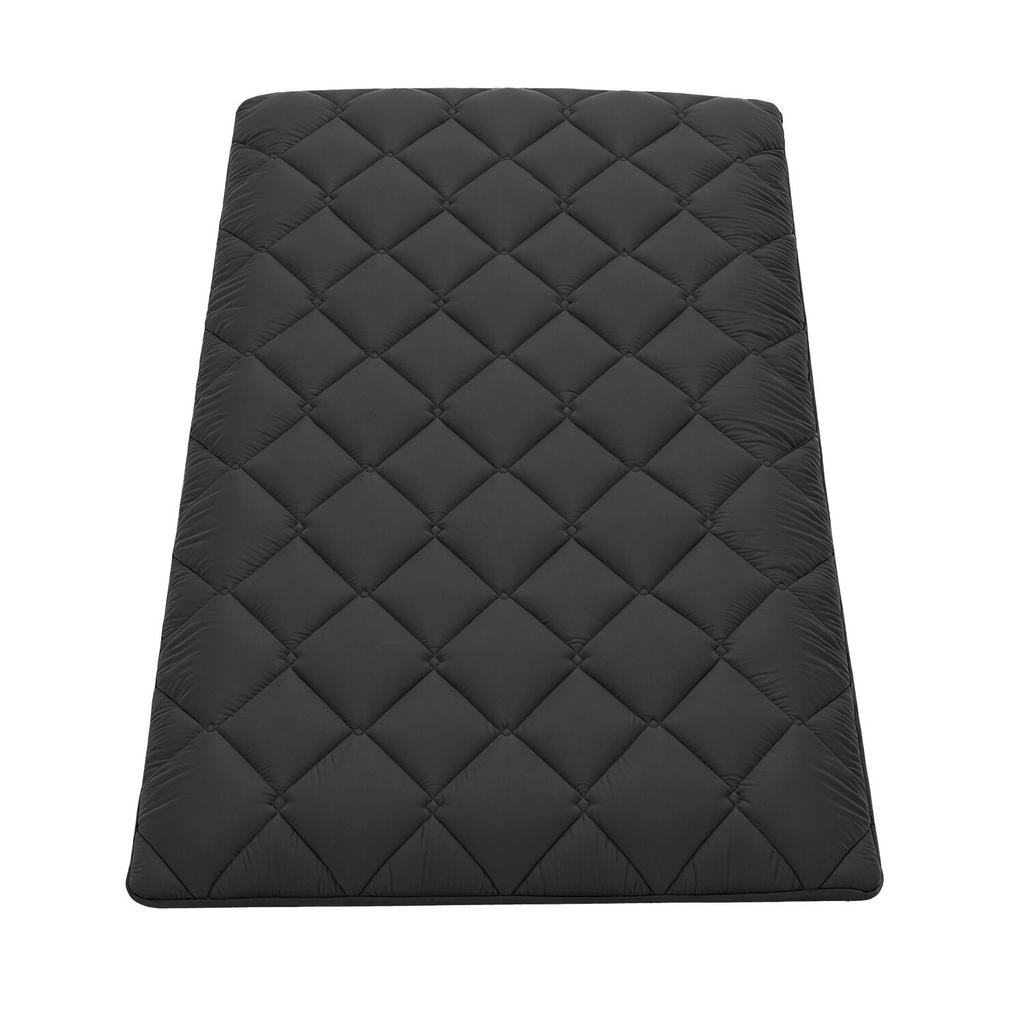 Japanese Tatami Mat, Twin Size Foldable Japanese Tatami Mattress, Futon Mattress with Storage Bag & Fastener, 9-Layer Floor Mat for Sleeping, Dorm,