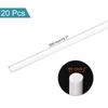 uxcell ABS Plastic Round Rods, 5mm x 500mm, DIY Model Making Materials, Architectural Model Making, DIY Sand Table, Pack of 20