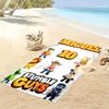 Stumble Guys Sprint  Print Beach Towel, Large Soft Quick Dry Towel for Beach Camping Swimming