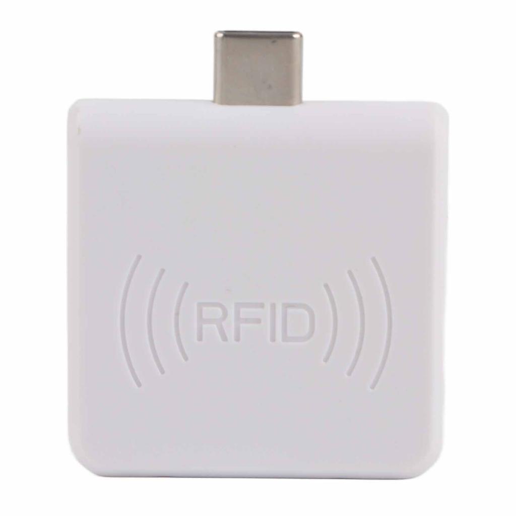 NOn Contact Card Reader High Frequency ID Mobile Phone Smart Mini Card Reader Mini Type C White