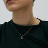 Lucky El Birthstone Silver Pink Necklace (Choose 1 of 12)