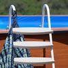 Swimming Pool Ladder Steps Bolt-Secured Pool Steps Anti-Slip Swimming Pool Treads Pool Entry Rung Steps Pool Ladder Tread