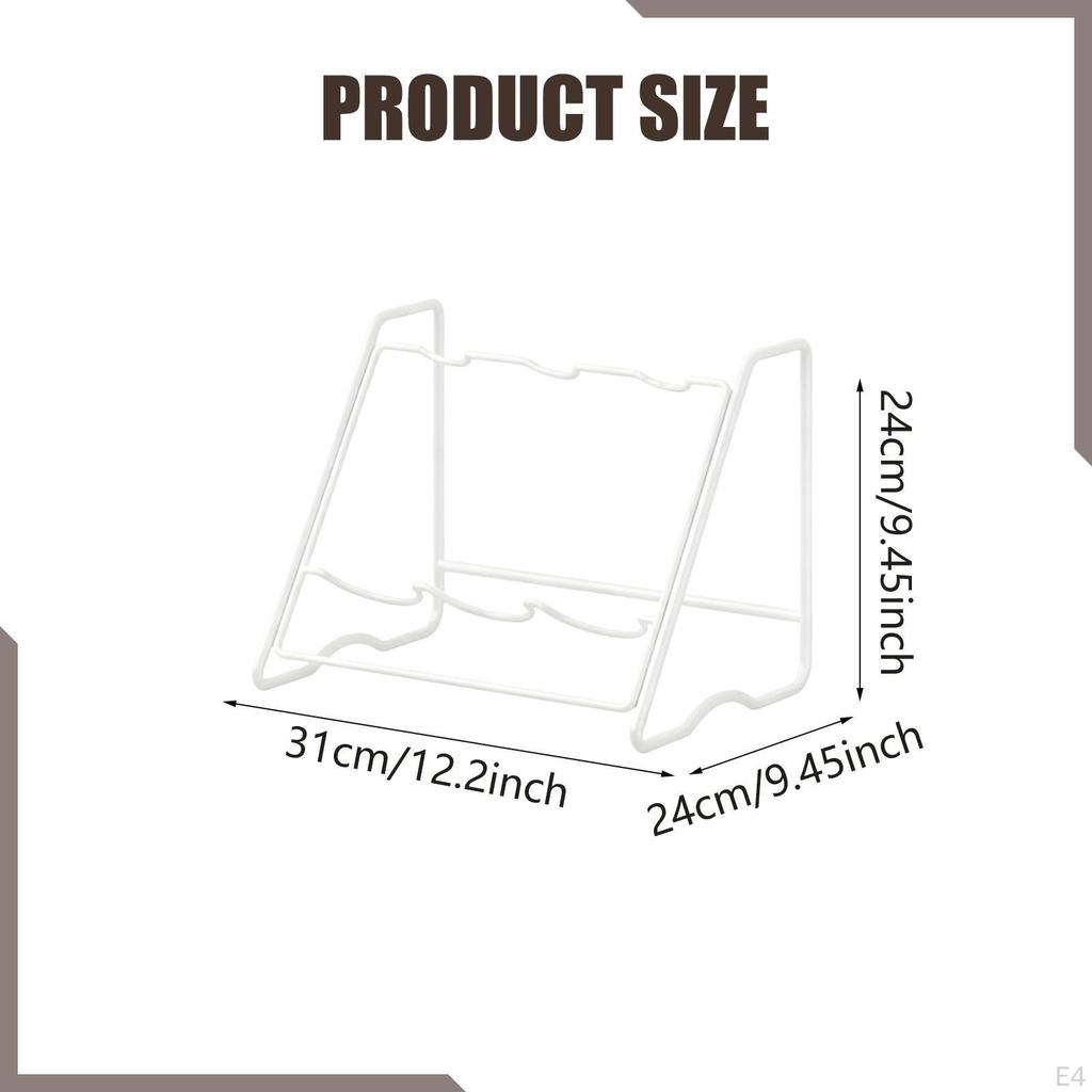 Bottle Holder Space Saving Iron Display Shelf for Tabletop Cellar Multifunctional