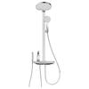 JOMOO Star Rain Piano Key Shower Set with Haier Water Heater Bundle