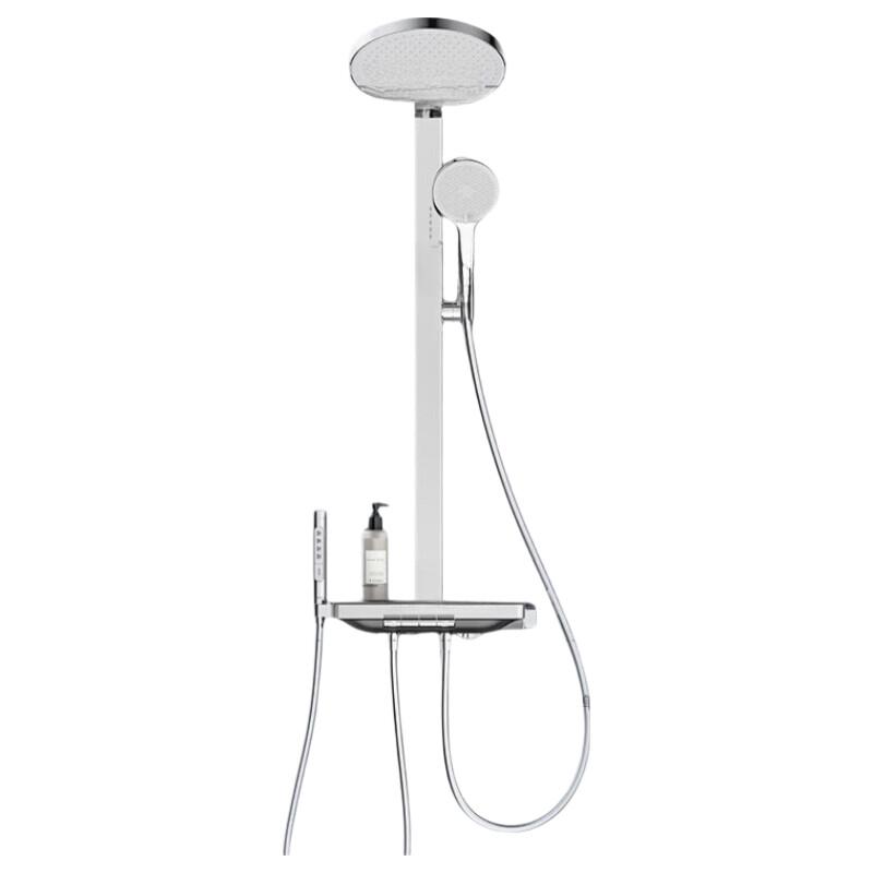 JOMOO Star Rain Piano Key Shower Set with Haier Water Heater Bundle