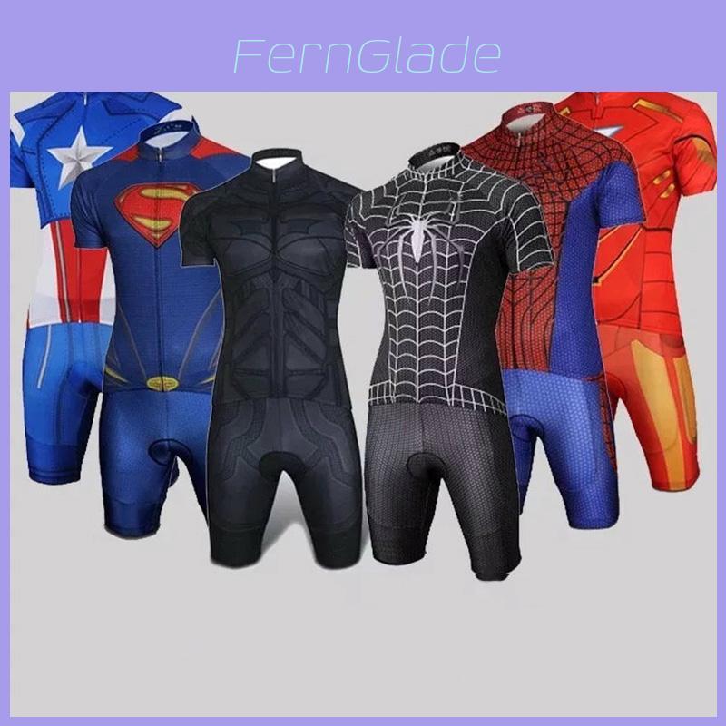 Maglia da Ciclismo T-shirt Cosplay 3D di Film di Supereroi DC di Qualità Premium per Uomo